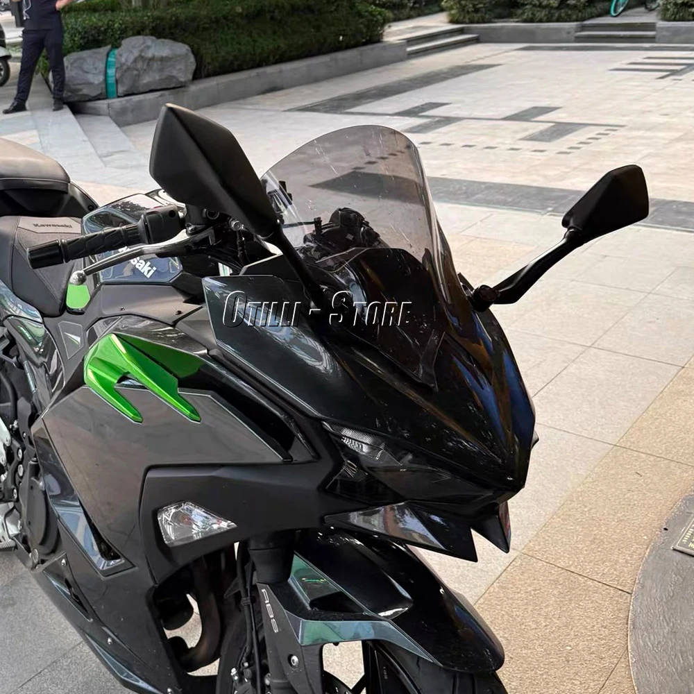 

2026 Motorcycle New Motorcycle Windscreens Windshield Air Fairing Wind Deflectors Viser Visor For KAWASAKI Ninja 500 SE Ninja500