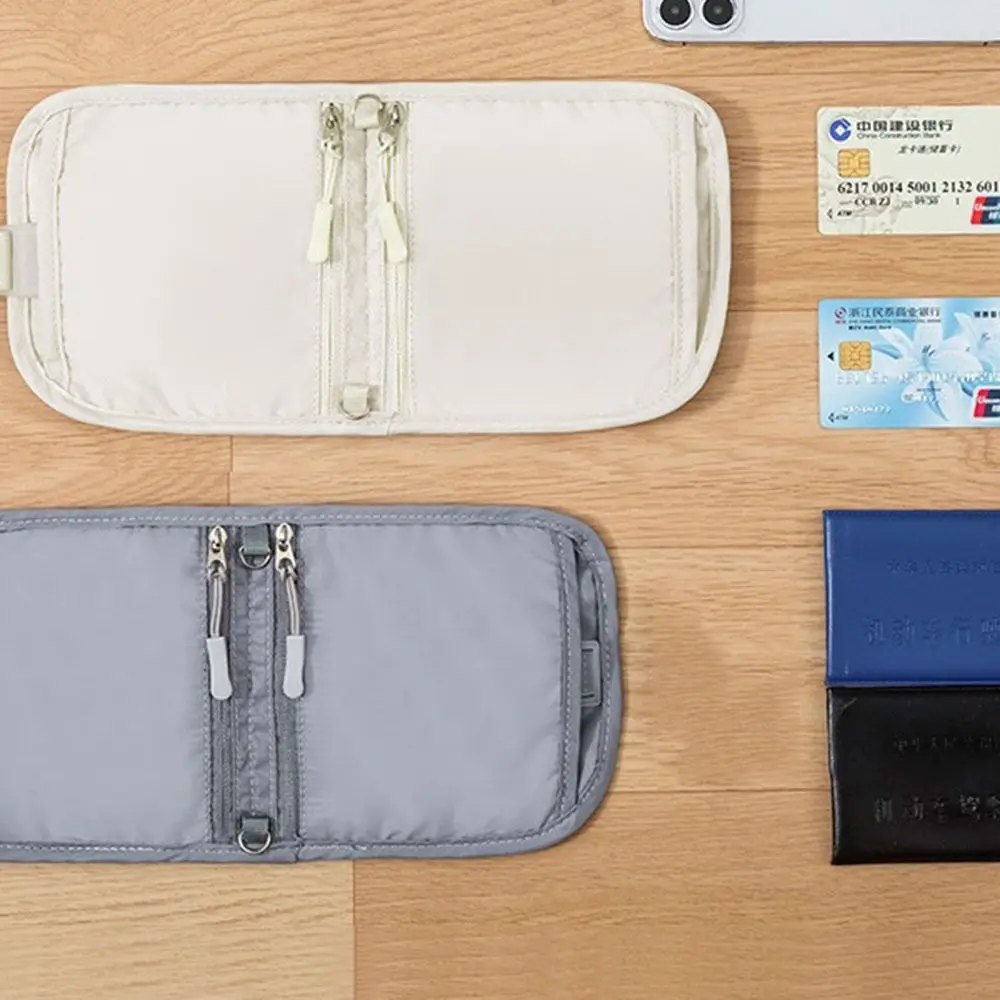 

Sweatproof Invisible Sports Waist Bag Anti-theft Large Capacity Men Belt Pouch Zippered Breathable Travel Chest Pack Running