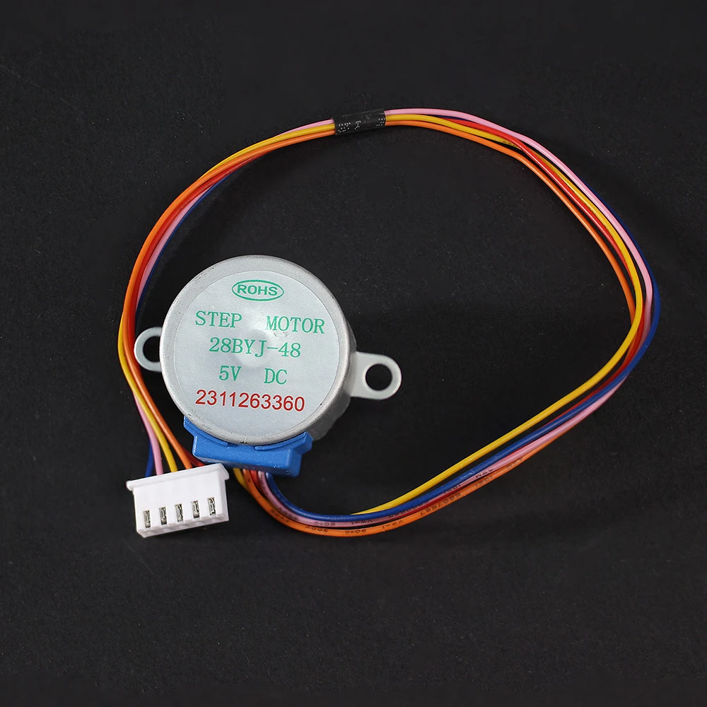 1/2PCS 28BYJ-48 Stepper Motor DC 5V Lead 25cm Reduction Step Gear Stepper Motor 4 Phase 28byj48 28byj For Arduino Diy