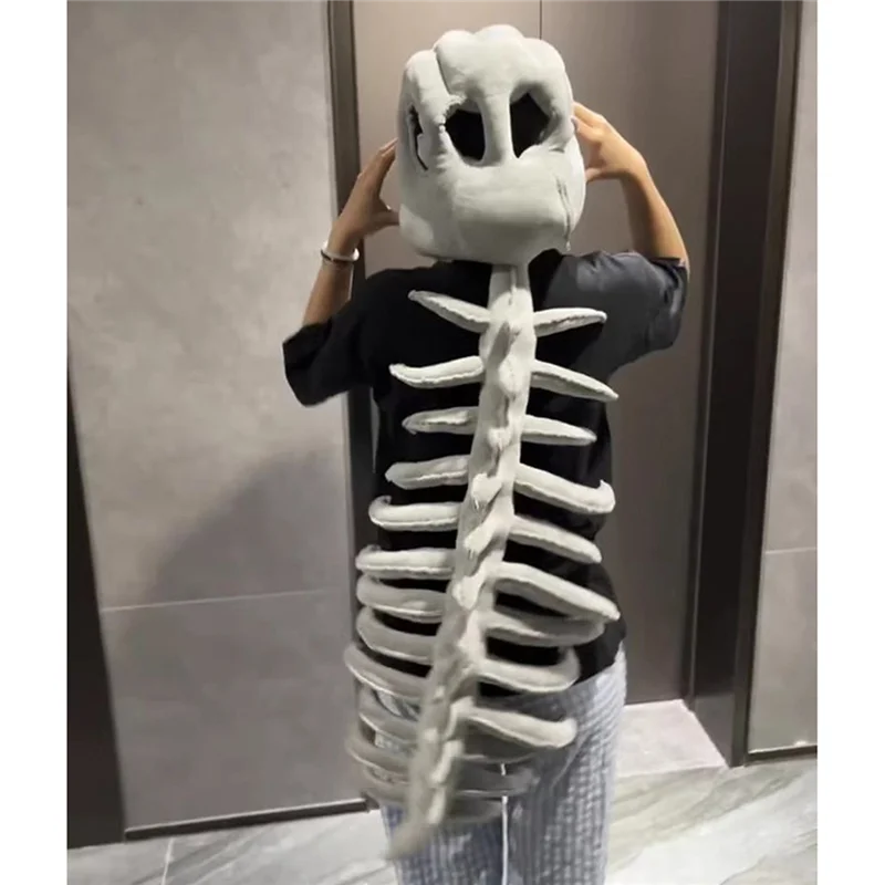 T84C-Wearable Mask Dinosaur Cos Props Children Adult Kawaii Cute Halloween Party Carnival Cosplay Costume Funny Headwear