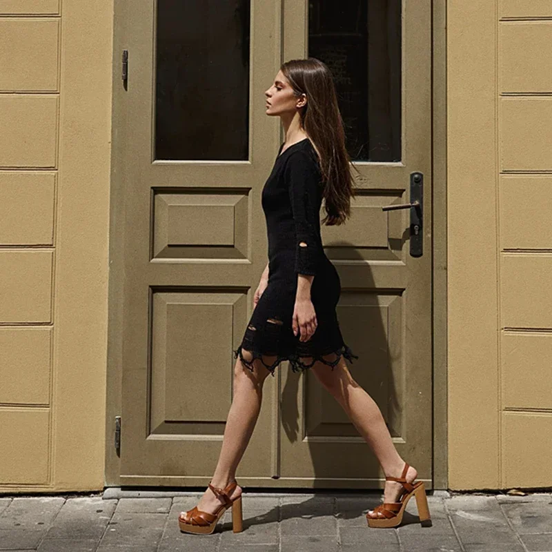 Knitted Cover Up 2025 Sexy See Through Beach Dress Hollow Out Tasse Long sleeve Dress Women Summer Beachwear Bikini Cover-ups