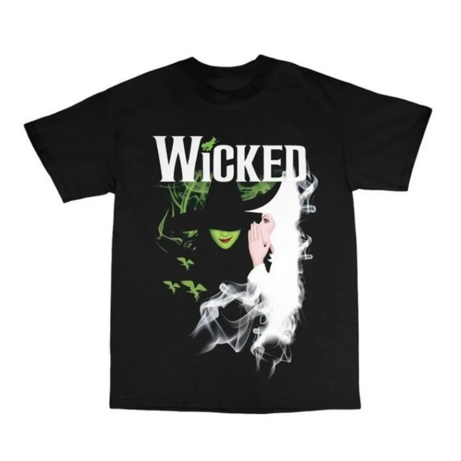 

Men's T-shirt Fashion WICKED The Musical Funny Tshirt Summer Casual Male T Shirt Hipster Hip-hop Tee Shirt Homme Streetwear