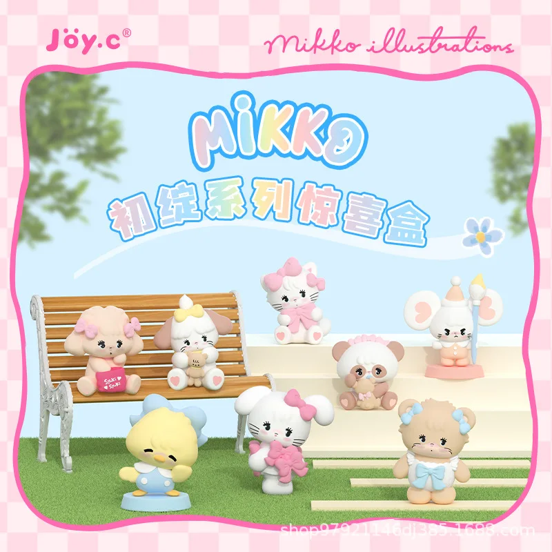 

New Mikko First Blooming Series Blind Box Toys Figurine Anime Cartoon Desktop Decor Ornaments Mikko Blind Box Toy For Girls Gift