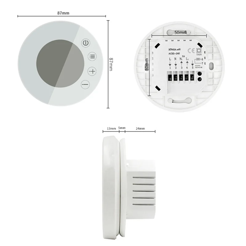 IALJ-Tuya Wifi control remoto inteligente para Google Home termostato calefacción de suelo eléctrica temperatura de caldera de agua/Gas