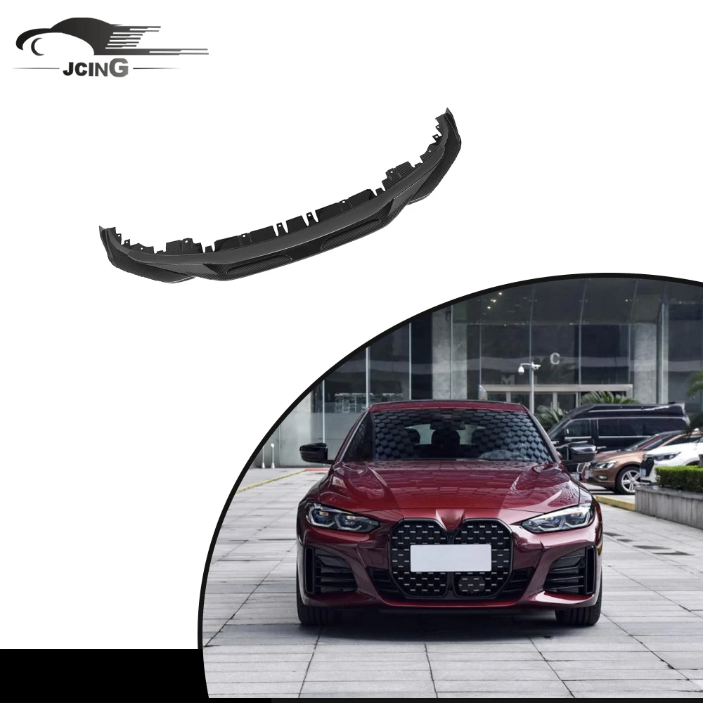 

Prepreg Dry Carbon Front Bumper Lip Body Kit For BMW 4 Series 2021 2022 G26 420i 430i 435i M440i 4 Doors