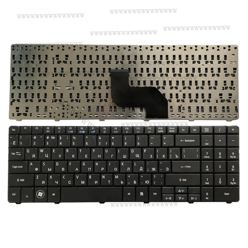 HD nuevo teclado ruso RU para ordenador portátil ACER Aspire 7713 7715 NSK-GF00R Emachines E430 E628 E630 E637 E525 E625 E627 E725 E527 E72