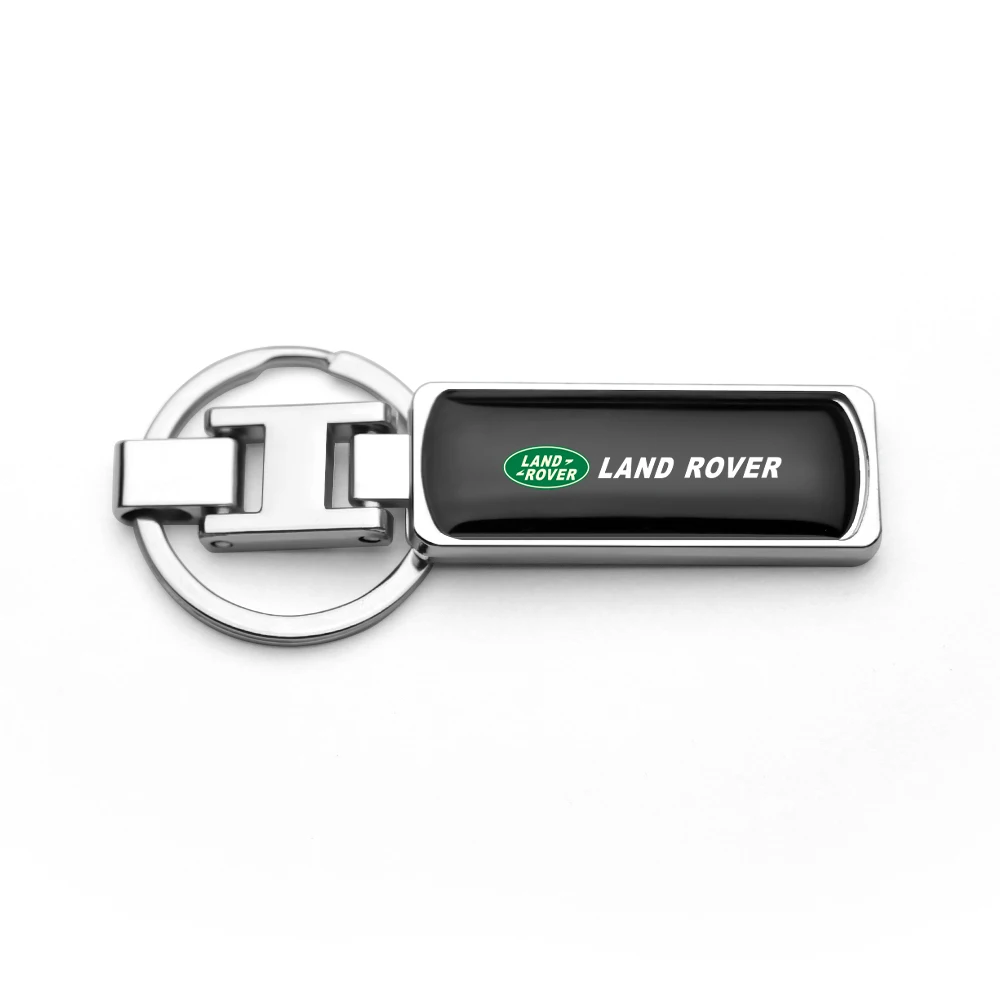 3D Metal Epoxy Keyring Keychain Key Holder Pendant For Land Rover Ranger Autobiography Freelander Evoque Discovery Car Styling