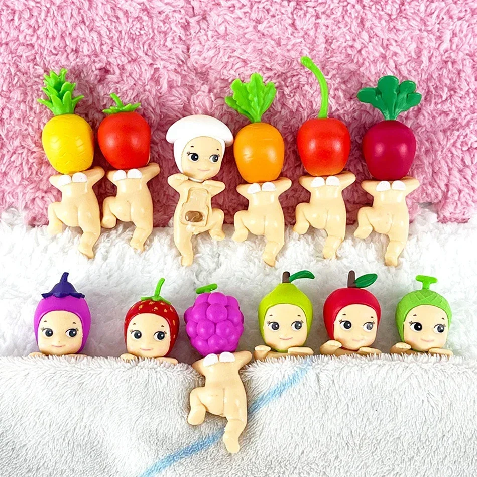 Caja ciega de la serie Sonny Angel Harvest, frutas y verduras, figuras de Anime de buena calidad, adornos encantadores, muñecas, Fans, regalo para niños