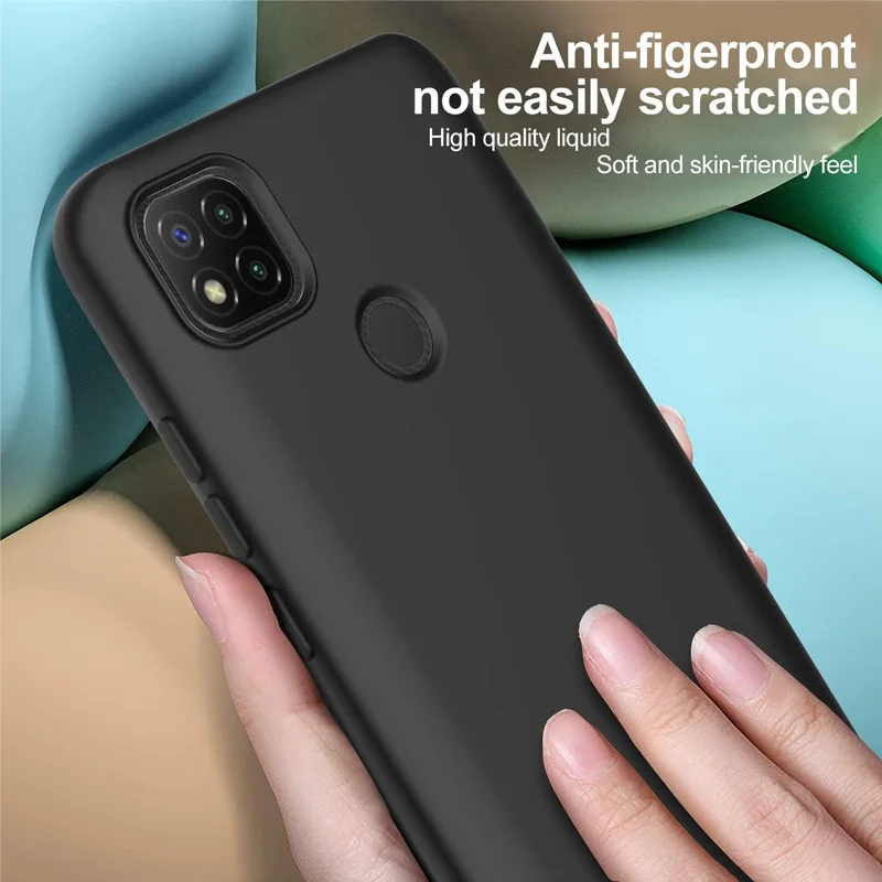 Black TPU Case for Redmi-10A 9C Soft Anti-Shock Phone Cases Redmi 9C NFC Xiaomi Redmi 10A Cover Redmi 10 A Case Redmi 10A