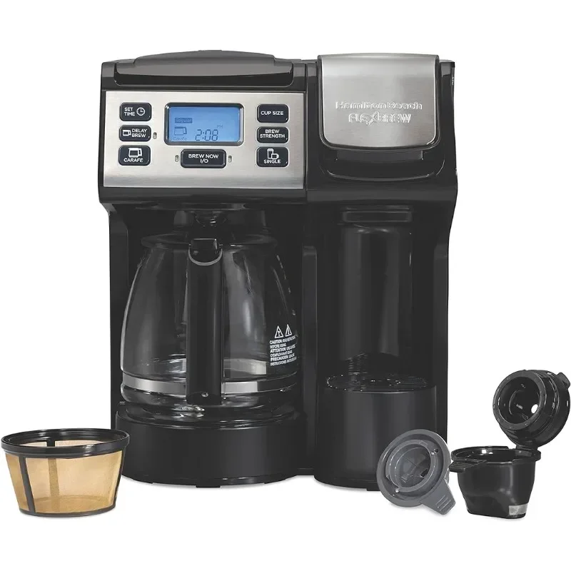 

49915 FlexBrew Trio 2-Way Coffee Maker, Compatible with K-Cup Pods or Grounds, Single Serve & Full 12c Pot