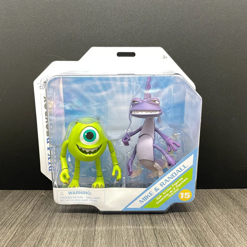 

Новые экшн-фигурки Disney Pixar Monster Inc, Майк и Рэндалл, подвижные экшн-фигурки, игрушки, монстр, Университетский аниме, искусственные куклы, подарок