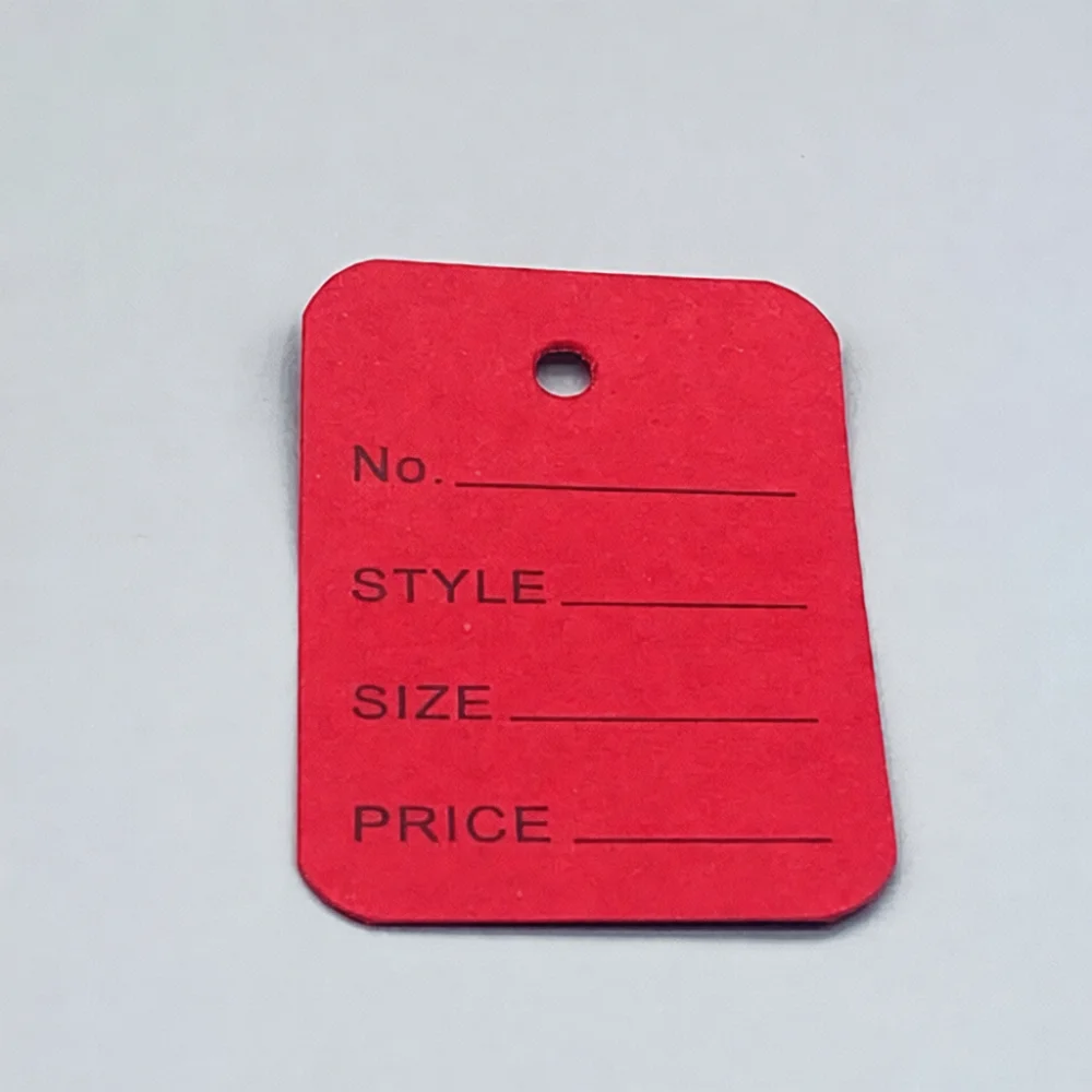 Multipurpose Blank Paper Tags Decorative Hanging Labels For Store Merchandise Clothing Price Display Jewelry Gift Wrapping