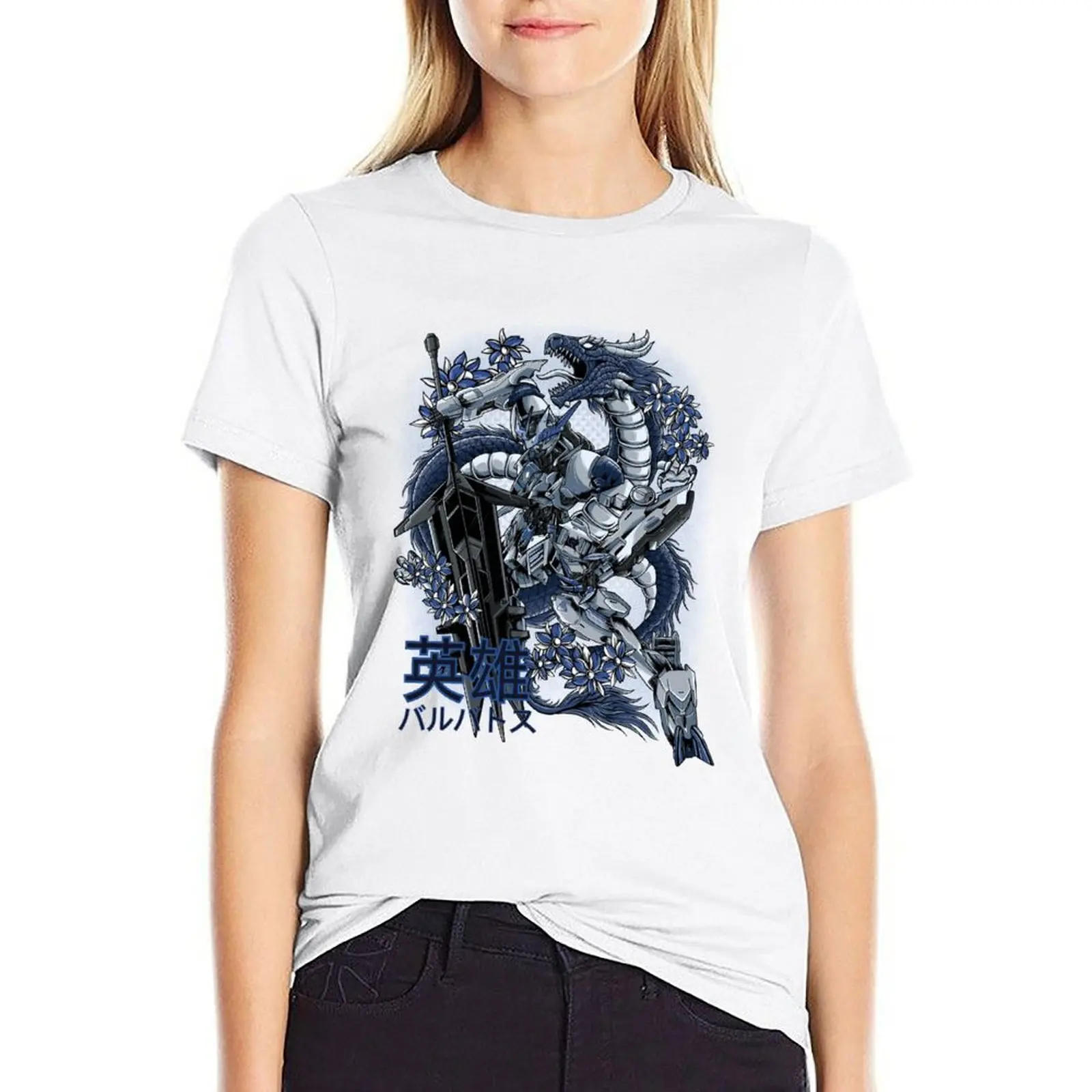 Barbatos Dragon Force T-shirt tees cute tops Women's cotton t-shirt