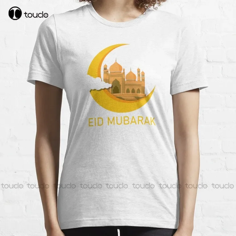 Eid Alfitr Mubarak Kareem - Eid Mubarak Arabic T-Shirt Mens Tshirts Fashion Creative Leisure Funny Harajuku T-Shirt Custom Gift