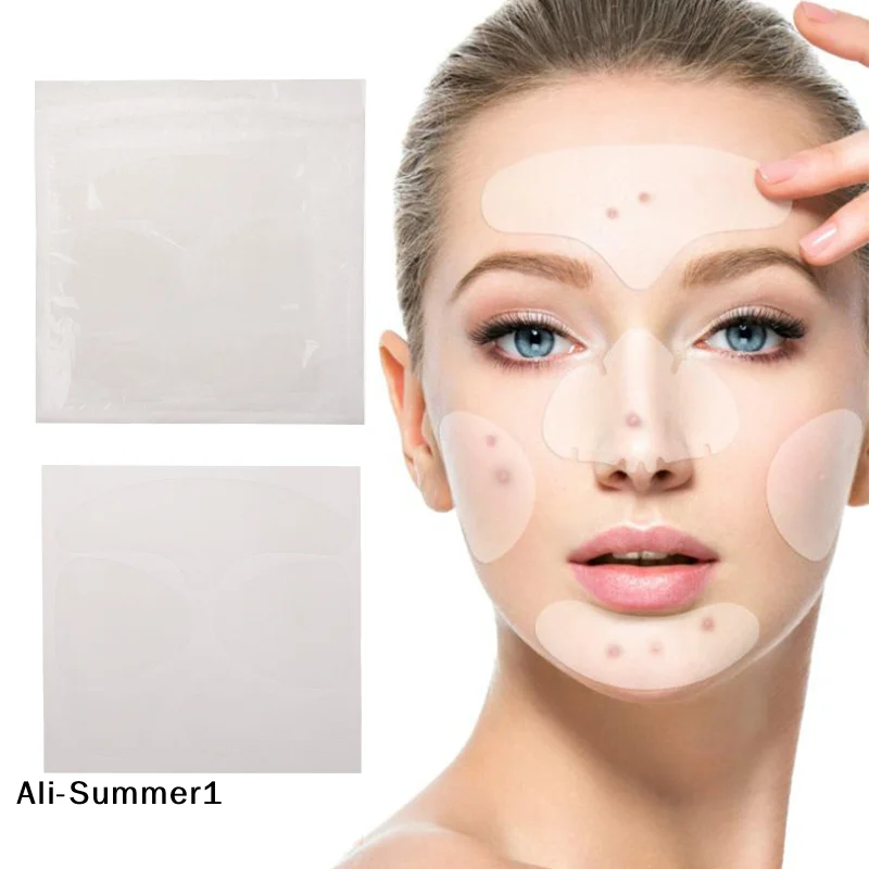 

【E】Large Hydrocolloid Patch Acne Removal Full Face Pimple Patches Protect Skin Face Cleaning For Nose Chin Forehead For Cheek