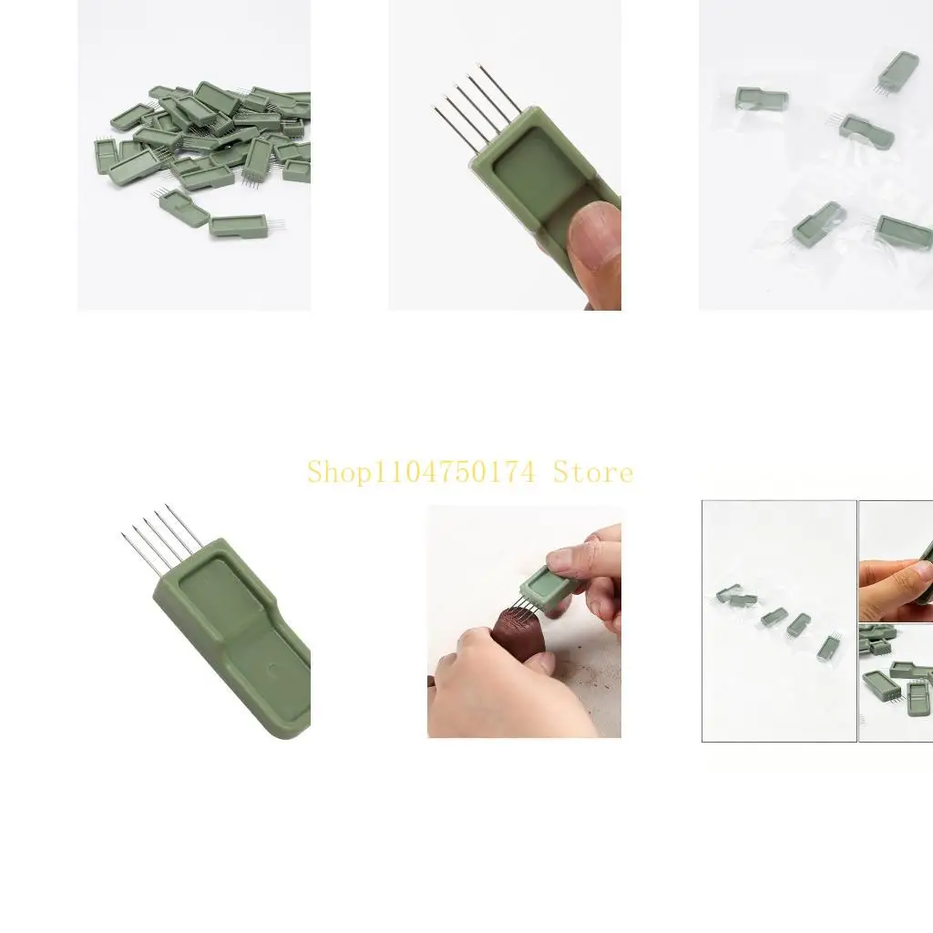 Pottery Texturing Tool 5 Needle For Clay Scoring And Scratch Marking Efficient Top Sale