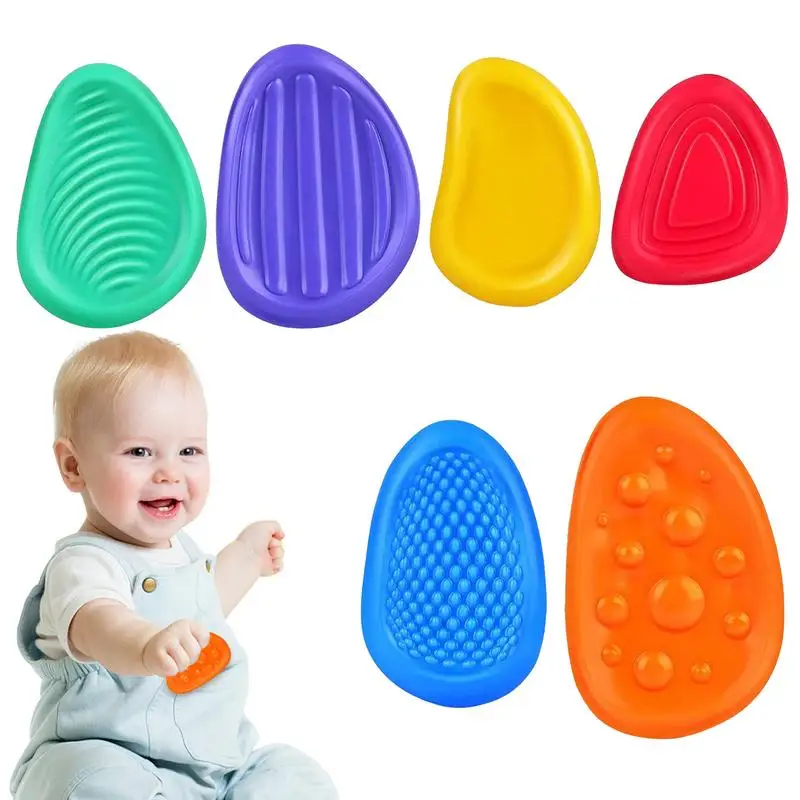 

Textured Soft Worry Stone Textured Soft Silicone Sensory Stone No Noise Relaxing Toy For Home Work Area Park School And Outdoors