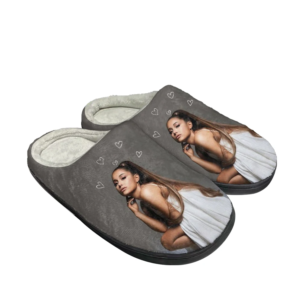 Hot Ariana Latest Fashion Cotton Custom Slippers Mens Womens Sandals Plush Casual Keep Warm Shoes Thermal Comfortable Slipper