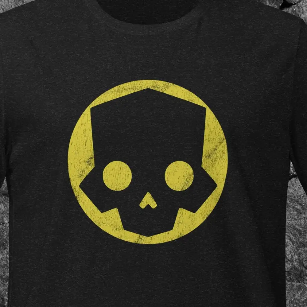 Helldivers 2 Skull T Shirt Gaming Fan Art Gamer Geek