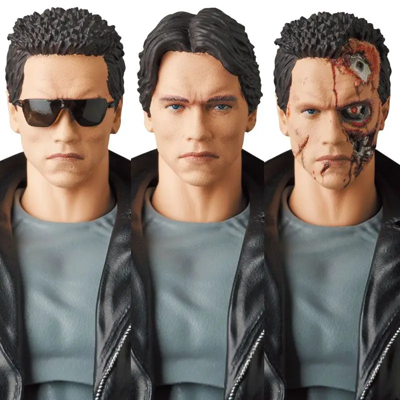 Original  MAFEX 176 MAFEX T-800 The Terminator Ver In Stock Anime Collection Figures Model Toys