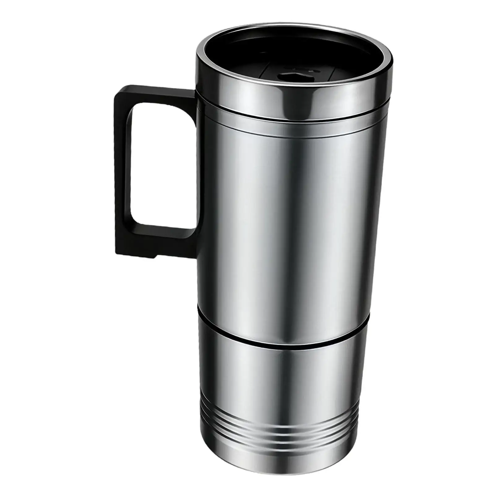 Car Heating Cup Stainless Steel 300ml Practical Portable Leakproof Premium