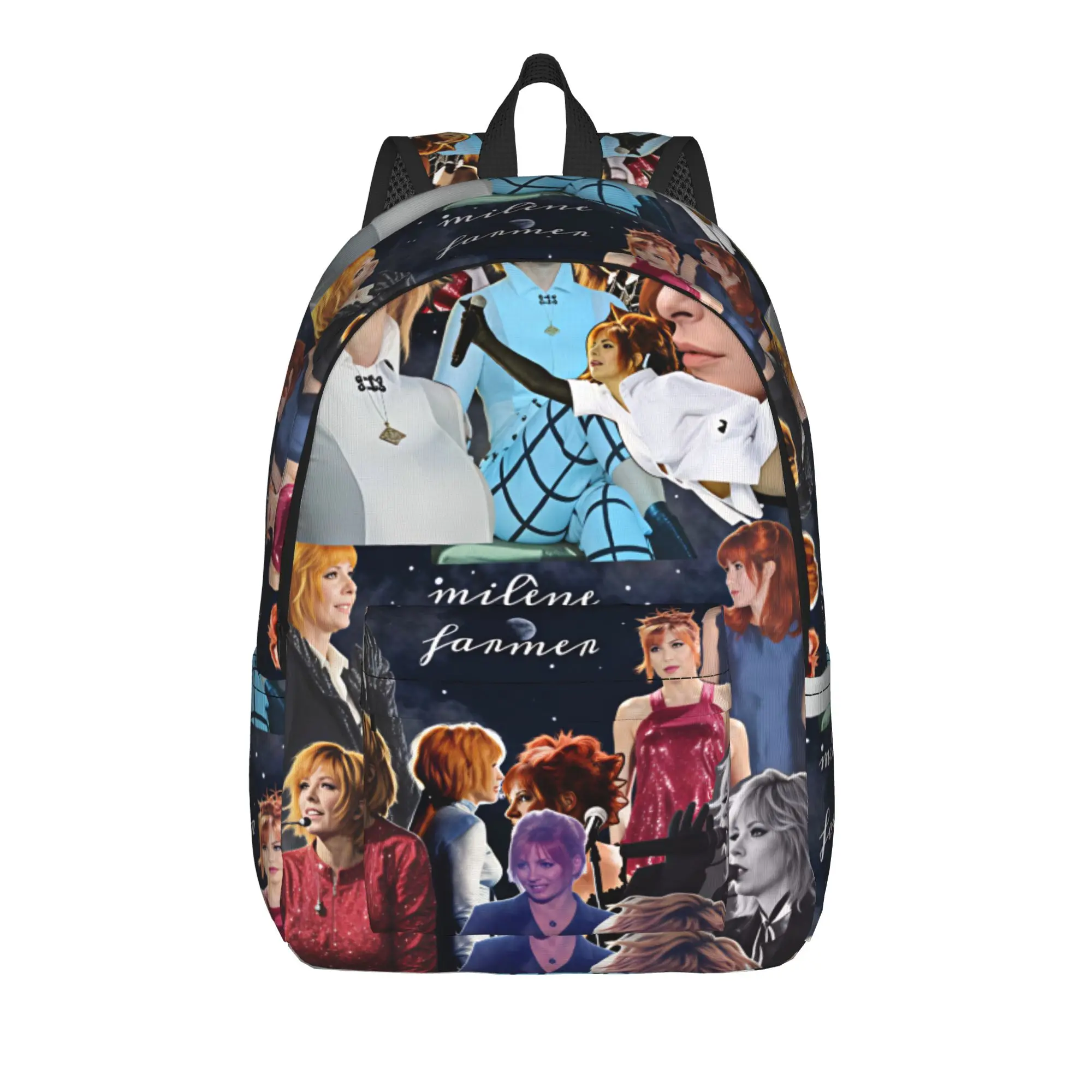 

Stade De France Mylene Farmer Backpack Student Unisex Soft Backpacks Polyester Leisure School Bags Cycling High Quality Rucksack