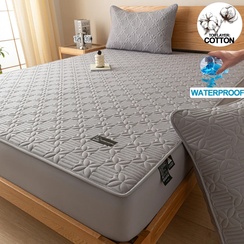 A-Class Hypoallergenic Waterproof Mattress Cover - Soft, Antibacterial, Protect Your Bedding with Peace of Mind