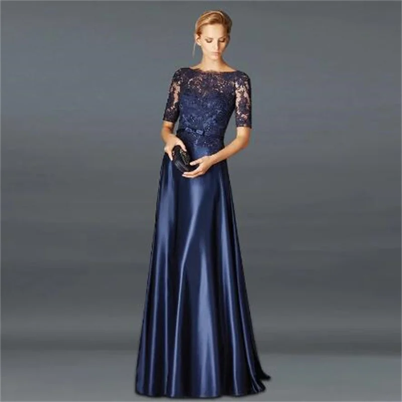 

MULONG Elegant Mother of the Bride Dresses Lace Appliques Beads Formal Evening Gowns Custom Made Plus Size Wedding Guest Dress