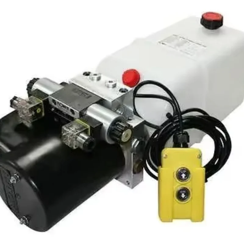 12V/24V/48V/72V Double Acting plastic tank Electric Hydraulic Pump