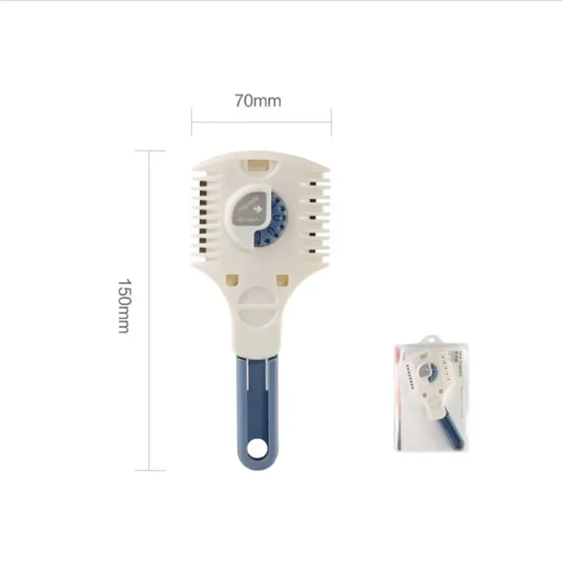 전문 조절 가능한 면도 빗, 수동 앞머리, 얇은 양면 블레이드 헤어 빗, 헤어 스타일링 트리머 커터, 면도기 빗