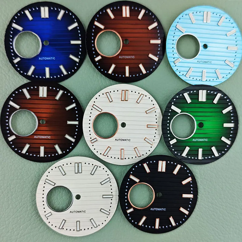 

NH38 dial 30.5mm Hollow Nautilus luminous sunray watch modification accessories for NH35/36 movement