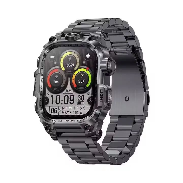 I121 Smartwatch 2024 مقاوم للماء 2.01 بوصة BT Call ساعة ذكية مراقبة النوم الأجهزة التي يمكن ارتداؤها