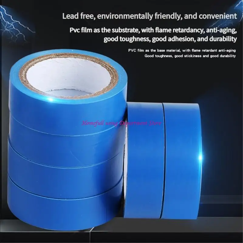 

Fireproof Waterproof PVC Electrical Adhesive Tape 5M High Elasticity Tapes 6pcs