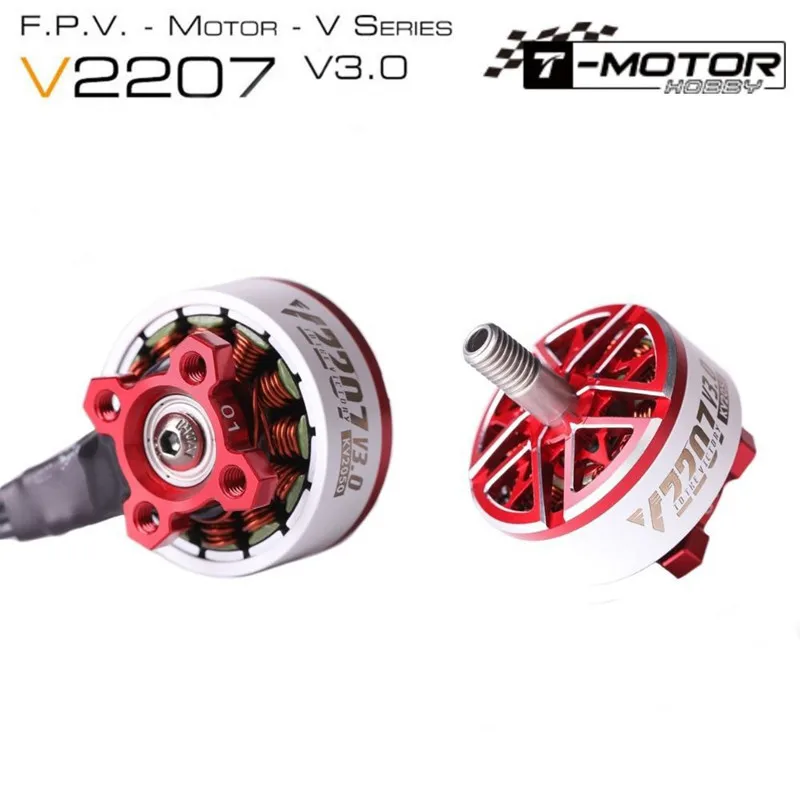 T-Motor V2207 V3.0 2050KV 6S Racing Brushless Motor FPV Drone Quadcopter Freestyle Remote Control 6S Brushless Motor