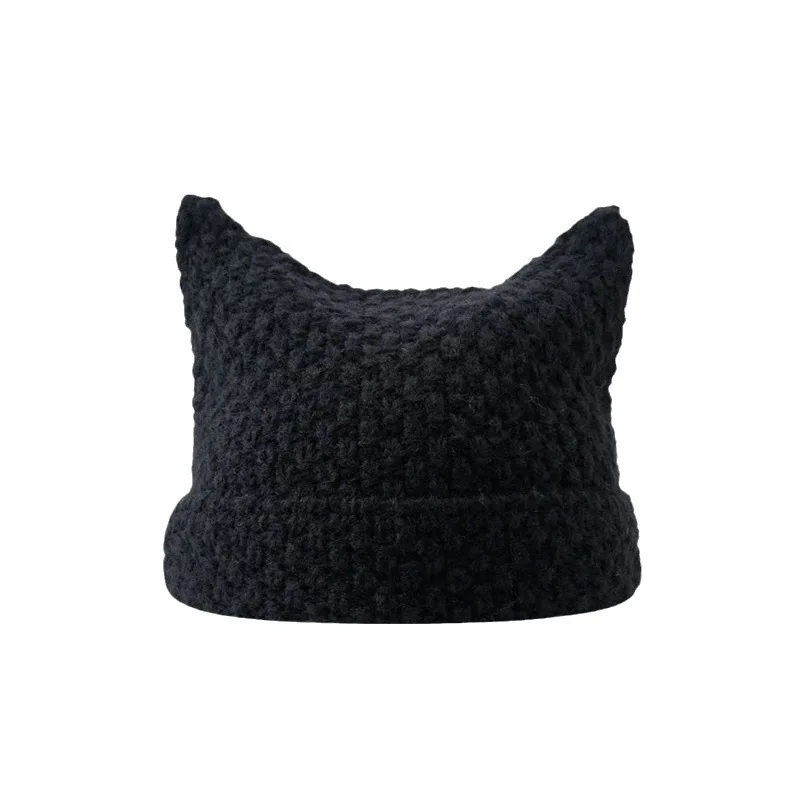2025New Japanese Streetwear Harajuku Beanie Little Devil Str