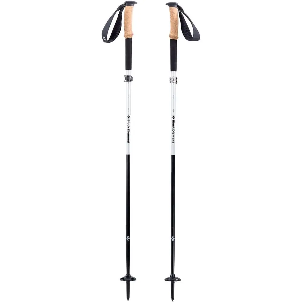 

Trekking Poles Pearl Black Adjustable 120-140cm