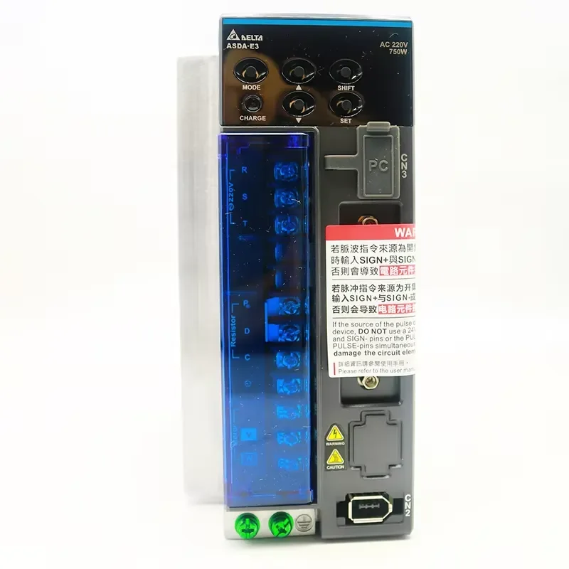 Pulse-type ASD-E3-0121-L&EtherCAT Bus-type ASD-E3-0121-E,100W Servo Drive Fits ECM-E3L Motor for CNC