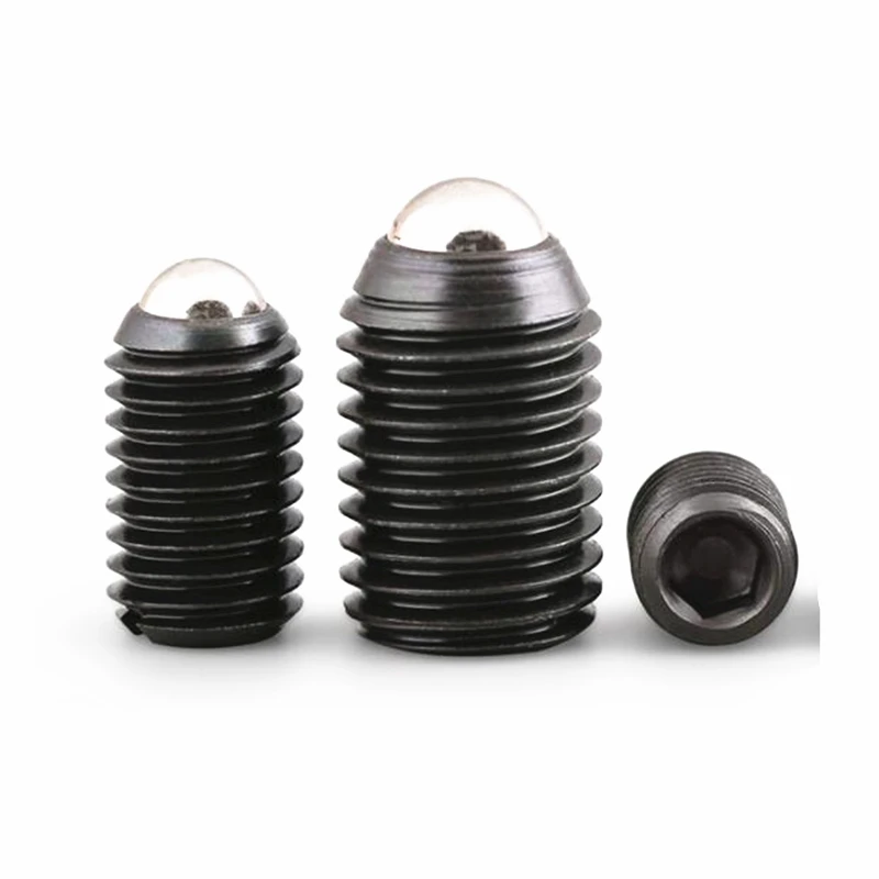 20pcs M6*12 Hex Socket Spring Ball Plunger Set Screw, m6 wave beads positioning marbles tight screws Alloy steel 12.9 grade