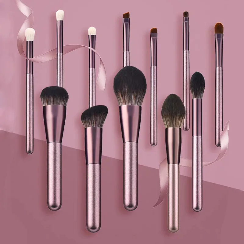 

Joact Makeup Brush Foundation Brush Eyebrow Brush Eye Shadow Brush Set 12 Small Grape Makeup Professional Makeup Tools