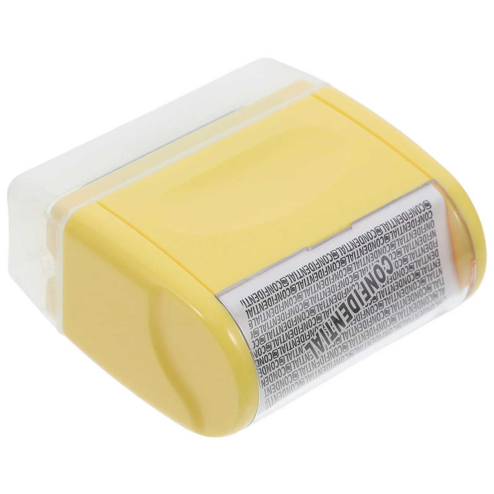 Apply Confidentiality Seal Information Blocker Stamp Wide Rolling Security Roller Identity Theft Yellow Protection Stamps