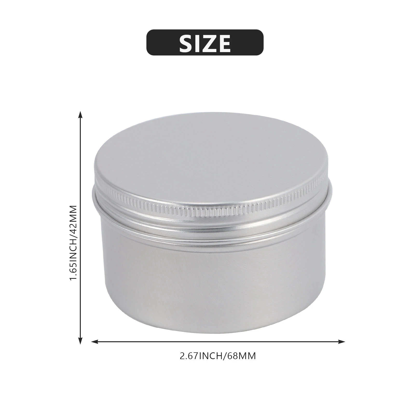 12Pcs 4Oz Metal Candle Tins for DIY Candle Making, Metal Tins with Screw Lids,for Candle Making,Crafts,Storage (Silver)