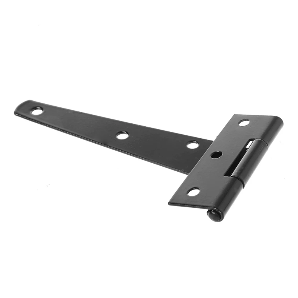 Shaped Paint Accessory Garden Gate Wooden Door Tee Hinge Hinges Hardware Cabinet Shed Black Iron