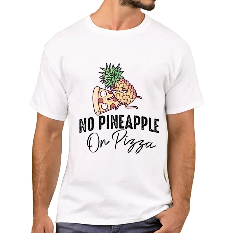 Pizza y piña, nadie necesitas saber, camiseta estampada para hombres, camisetas de amor prohibido, camisetas de manga corta, camiseta fresca