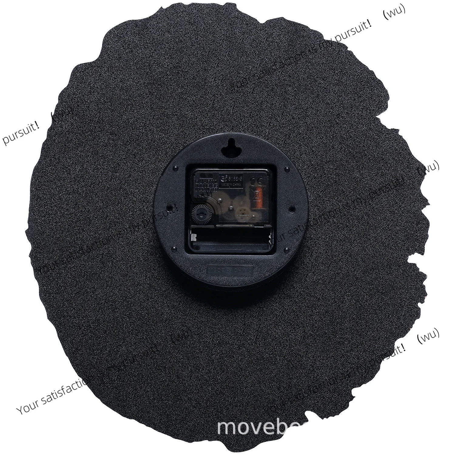パーソナライズされたクリエイティブな時計リング型MDF壁掛け - Wall Clock Silent のレビューと価格