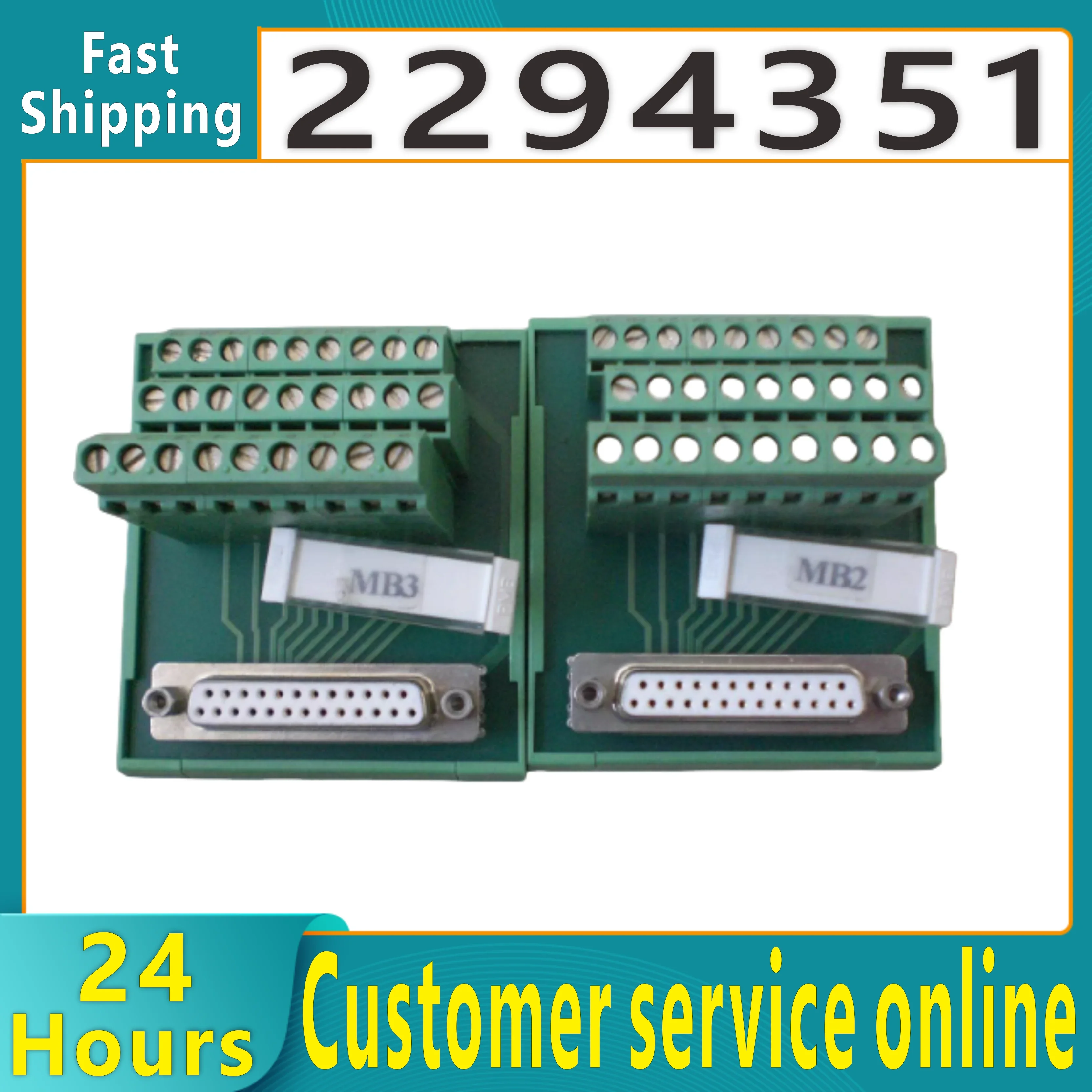 

Brand new original SUB/B 2294351 25 pin terminal