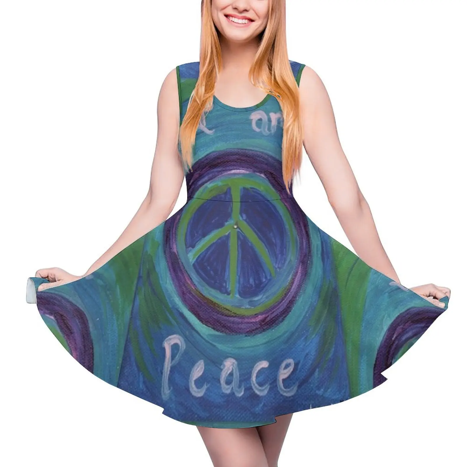 

Женское платье без рукавов I Am Peace, одежда для выпускного вечера, лето 2024