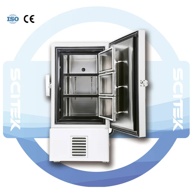 Economical -86Degree Ultra Cold Freezer Digital Double Door Structure Low Temperature Lab Refrigerator