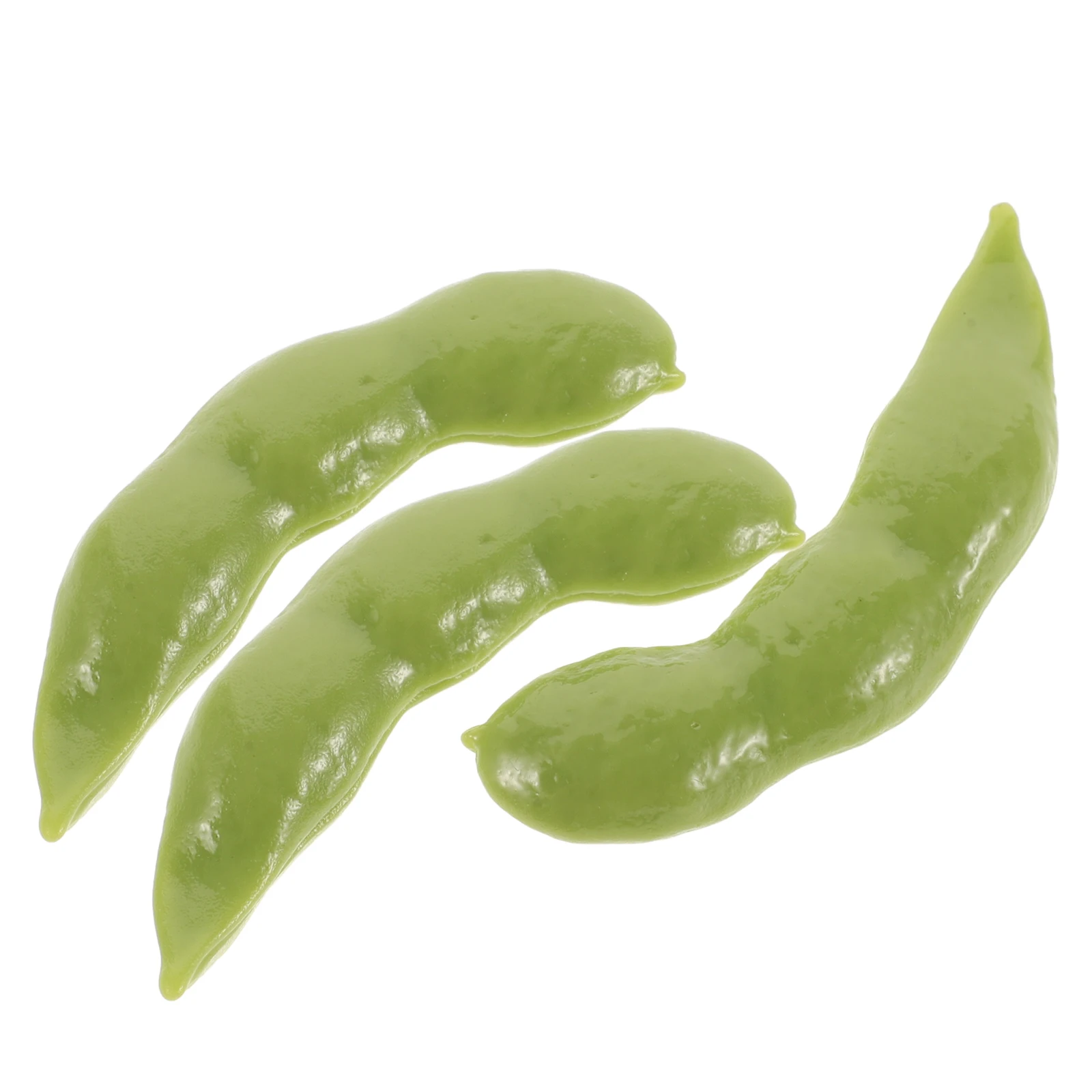 

3Pcs Edamame Car Sticker 3D Plastic Body Decor Rear Tail Decoration Waterproof Car Exterior Edamame Exterior Sticker,