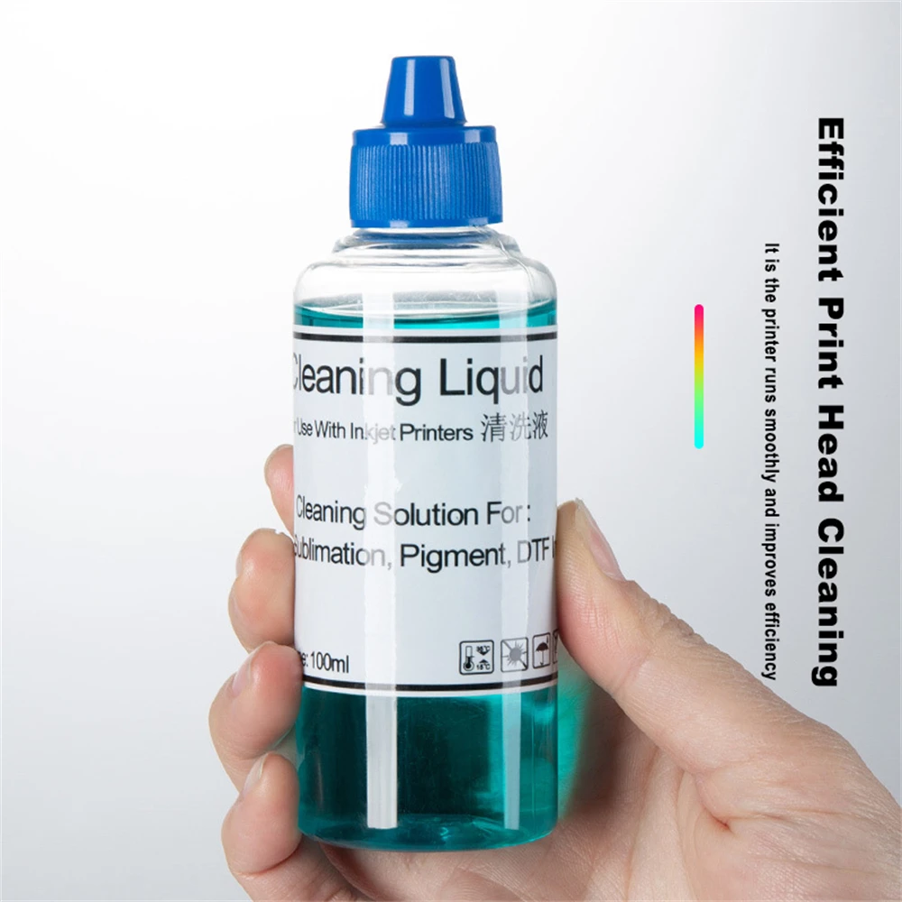 100mml Compatible Inkjet Print Head Cleaner Cleaning Solution Liquid Fluid For HP EPSON CANON BROTHER Lexmark Inkjet Printer