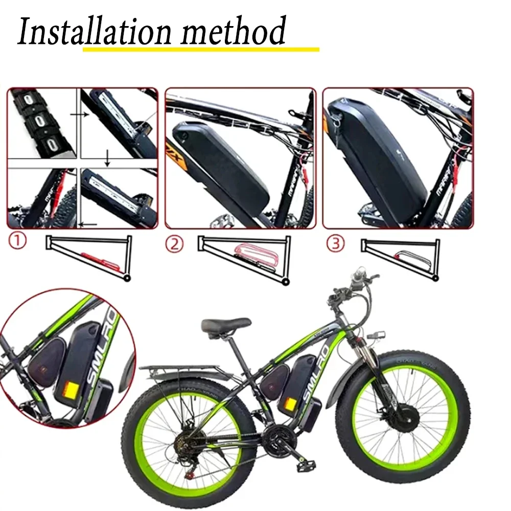 52 V 20000 mAh dla Hailong rower elektryczny rower górski motocykl elektryczny 18650 akumulator litowy długa wytrzymałość